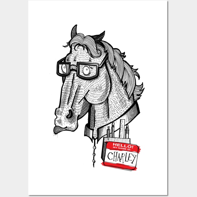 Charley Horse Wall Art by Made With Awesome